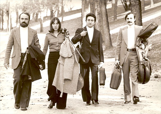 Cuarteto Estro: Wladimiro Martín (violín), Emilio Mateu (viola), Pilar Serrano (violonchelo) y Luciano González Sarmiento (piano)