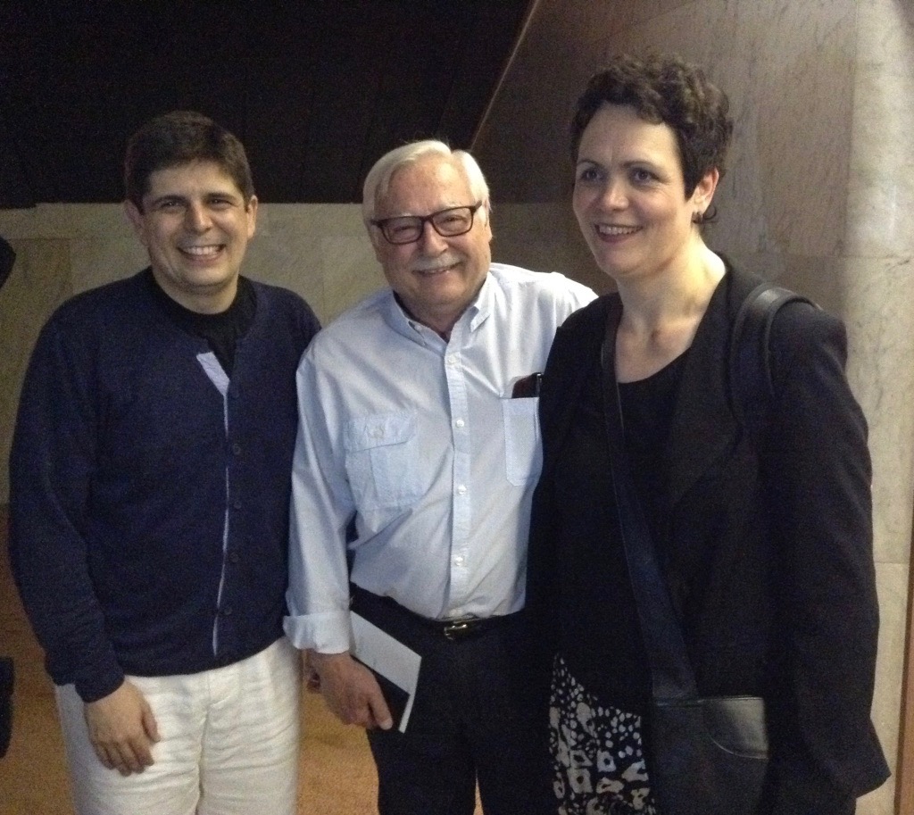 Con Tabea Zimmermann y Javier Perianes en la Fundación Juan March